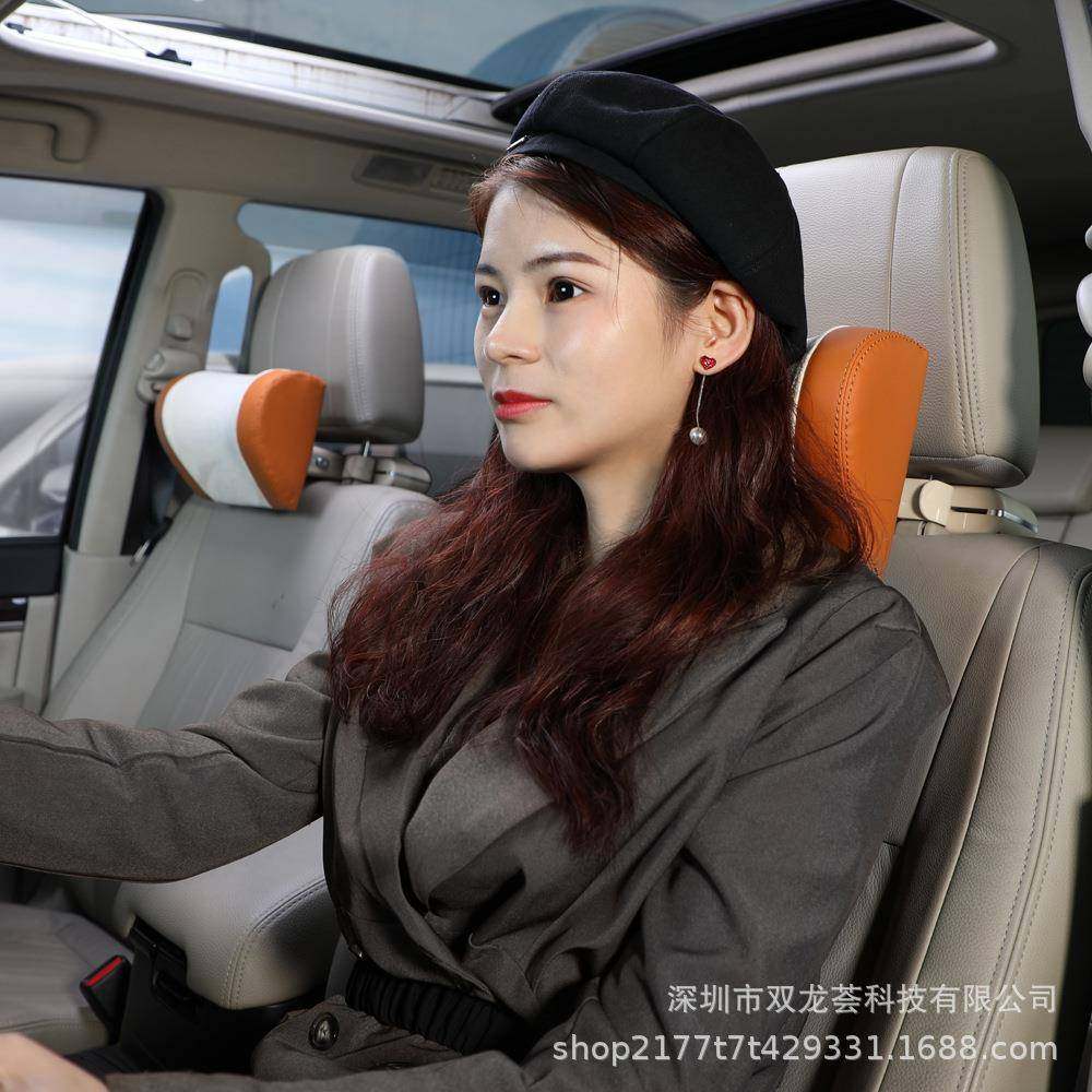 汽车头枕多颈棉功能藏调节记忆车载靠255枕隐机支架置物钩护座椅