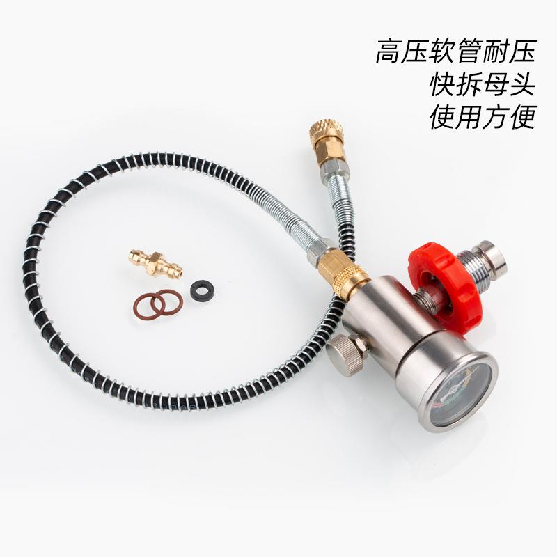 无品牌/纤瓶充气接头转维接头瓶瓶头阀5/8G大转小大瓶转小30mpa