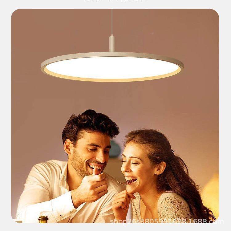 护眼5餐厅主灯02年新款现桌代简约全光2谱护眼吊线灯圆形餐吊596,家装灯饰光源,智能吊灯,淘宝优惠券,粉丝福利购,淘宝优惠卷