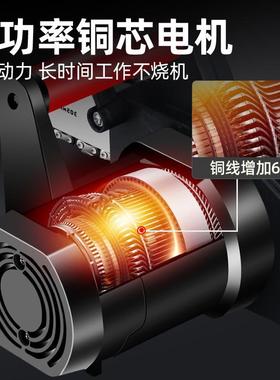 锯柏普希电锯伐木大率手持式家插用电电锯73585木功工锂电锯链条