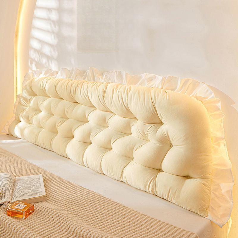 发韩式公主床头靠垫沙靠软枕纯色包靠枕床上靠女生看书西悦家纺垫