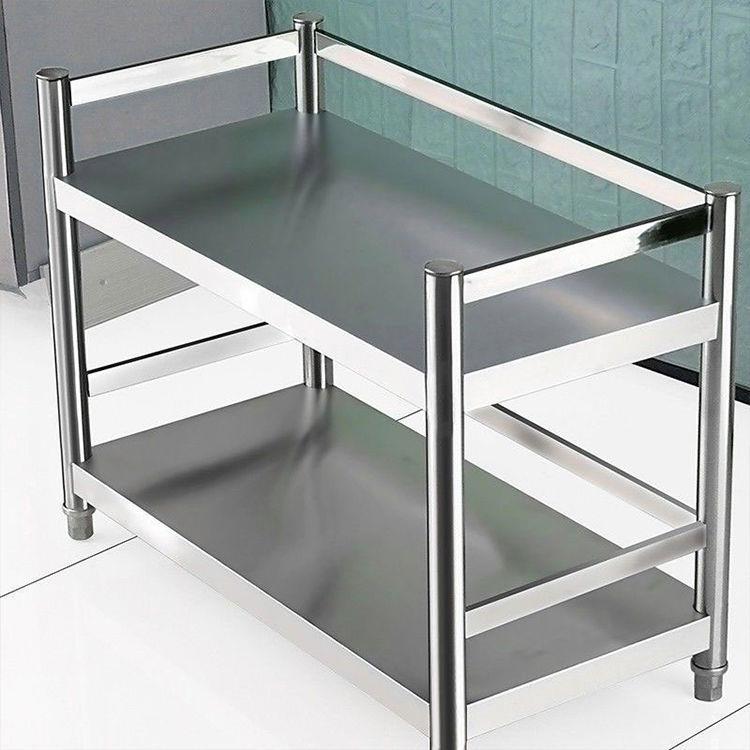 不多锈钢围栏厨房置物架落地式多层储收纳货139架功能物架微波炉