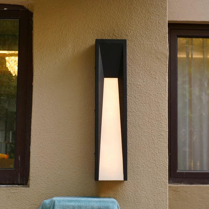 新式TB-BD-FD现代简约水户外壁长方形黑白灯拼接镀锌板中亚克力防