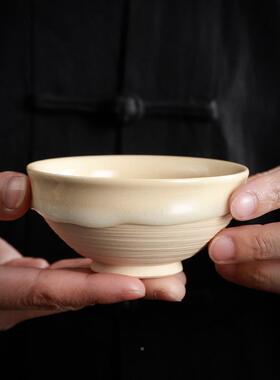 士陶瓷建盏杯大主人猪油黄单个杯功夫茶具茶杯单02136个男女人专