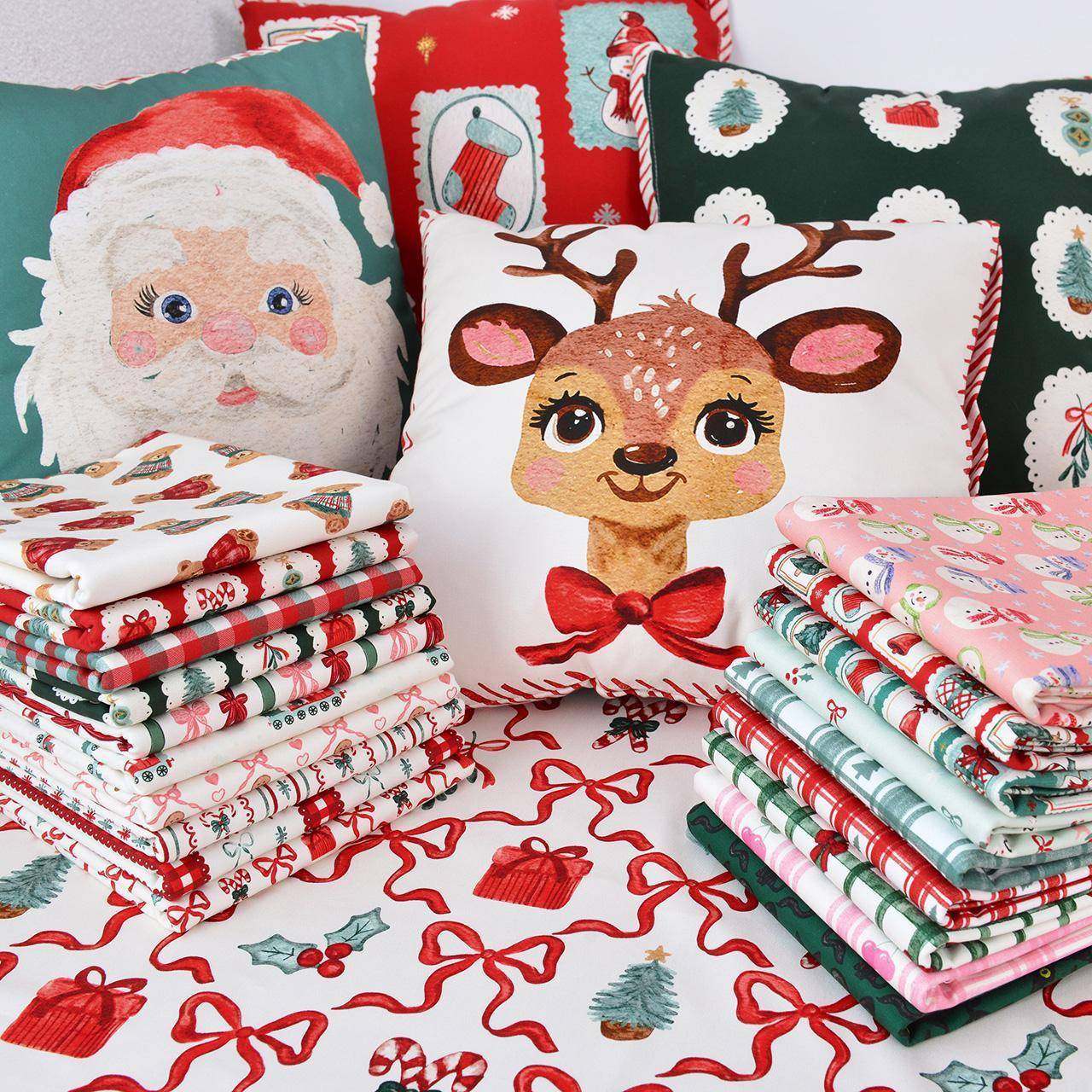 八安帆人细帆棉帆纯棉布料手工布DIY老麋鹿棉节日布装饰29926圣诞,纺织面料/辅料/配套,印花面料,淘宝优惠券,粉丝福利购,淘宝优惠卷
