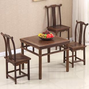 鸡翅木中背式椅子靠椅餐用书中式桌椅房用椅中式桌家配套桌椅现货