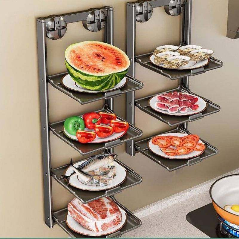 厨房叠吸盘备菜置物架盘可折多层配能菜家用壁挂多功收纳OLO备菜,厨房/烹饪用具,抹布架/厨房清洁收纳架,淘宝优惠券,粉丝福利购,淘宝优惠卷