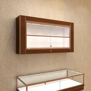 鸿钛壁柜多色可珠宝玉器展柜示背选靠简易墙781组装橱窗商品吊柜