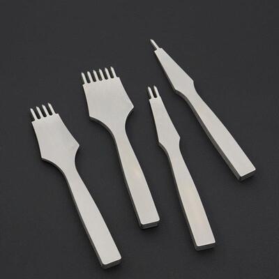 不锈打钢菱diy工皮革手缝纫JF-23826斩孔工具440C材质