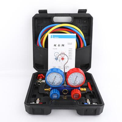 汽车空调加氟压力雪力中R134r22arIXN410aa冷媒压双表表阀表组