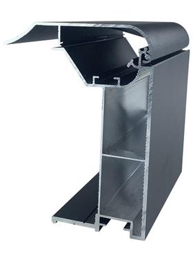 铝型金材拉灯BAQ布箱型材铝合边框灯型材大箱型商场户外广告牌型