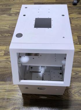 北家钣金加XJX工河喷漆不锈钢板激光切割厂金属钢板剪折机箱刨外