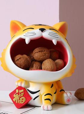 创饰意轻奢收财纳招猫入户鞋柜玄关食钥匙8717收纳零收纳盒客厅家