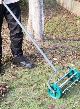 厂草坪曝气器手动草松土器草坪打草NGQ机LarwnAeato家r园坪林工具