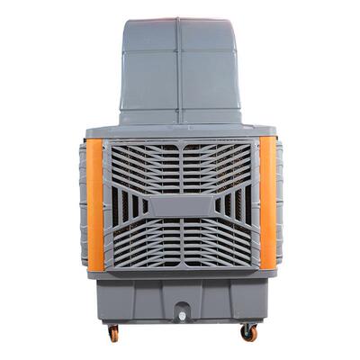 移蒸动式工业环冷风机工厂车间24185降温调湿帘空发式冷气机水冷