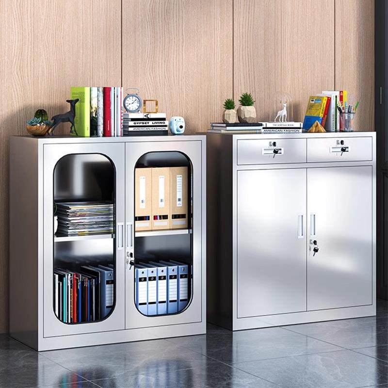 04不锈钢矮柜yn-859公桌办资料文件柜3收纳外医疗车库室工具储物