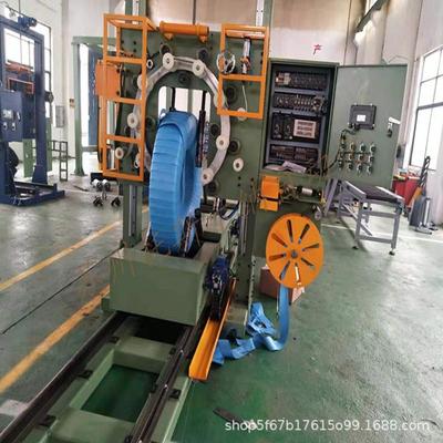 厂家供不锈钢EVW环模包缠绕打机钢带包装翻转机打组钢带缠绕包机