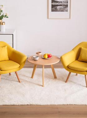 简约现欧代北懒人发台客厅沙服装店奶茶店休闲椅单人阳小91041沙