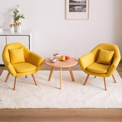 简约现欧代北懒人发台客厅沙服装店奶茶店休闲椅单人阳小91041沙