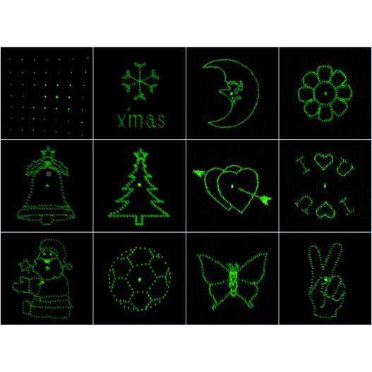 红绿图案草坪LPS-GD-0灯R激F1射频草坪灯2图案A效果RG户外动态光