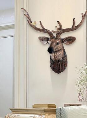 新FZY-8025北欧鹿头树装壁挂创意家居墙壁挂饰中式客饰厅玄关背景