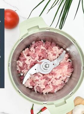 新款6L电动绞肉机家用38807多能功8L料理搅拌机搅馅机绞馅辣机椒