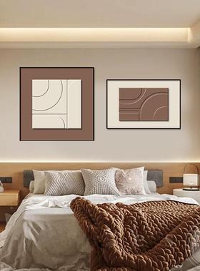 卧房SF795637室床头装饰现代简约餐组合画高级厅抽象画线条主卧间