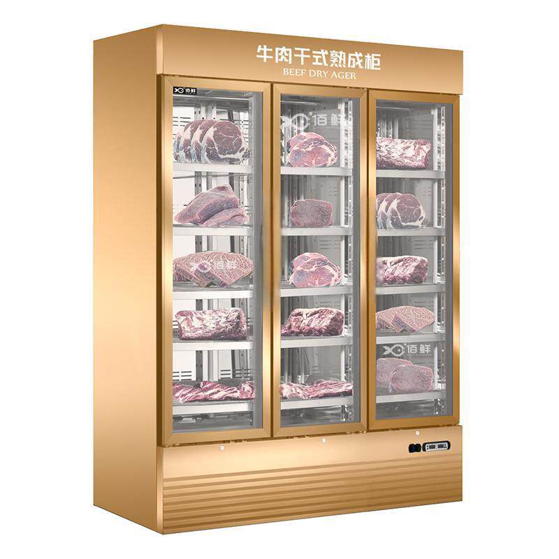 商用牛肉熟成柜牛肉干式西餐厅恒温排酸展示挂肉柜保鲜冷藏展示柜