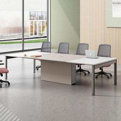 小会议桌商1洽谈接待会条形议室桌子组现合简型约代创务意小会议