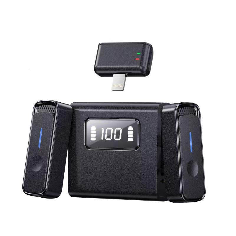 新品爆模款磁吸私X无线领夹式麦克风S88带仓一SX88拖二音直播