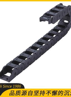 拖河北厂家尼龙桥式拖链数控机床XBS塑克料电拖缆链穿线坦链链