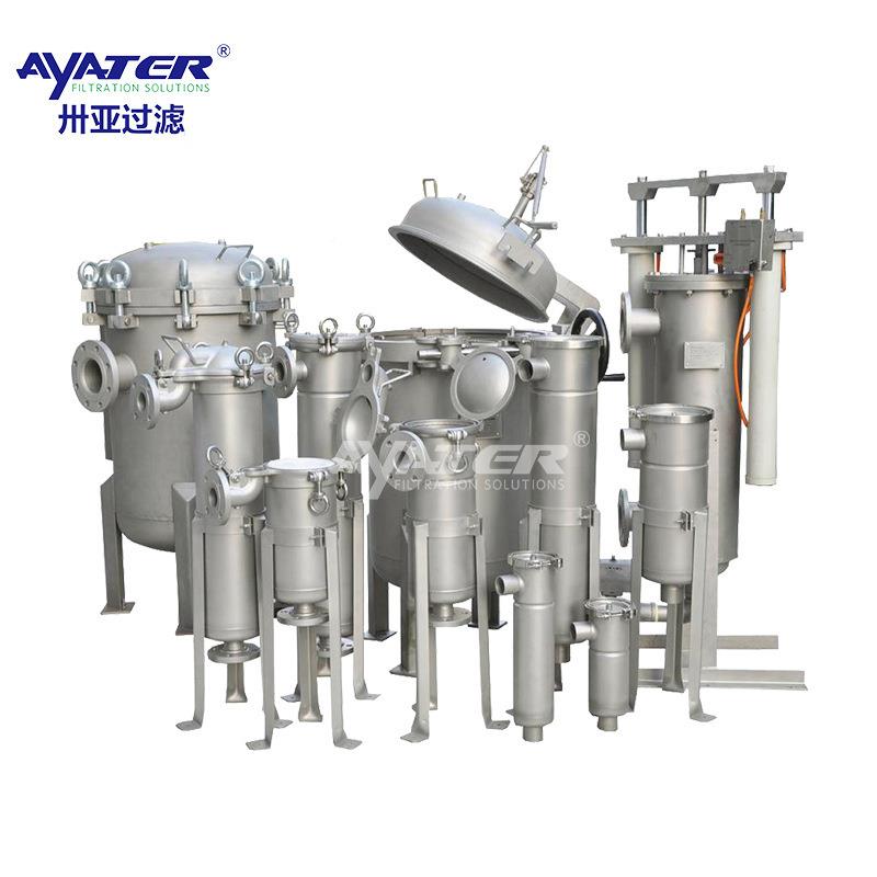 BVW304不锈钢袋式废过滤器工业塔水冷却水环水泥沙污水循精密过滤