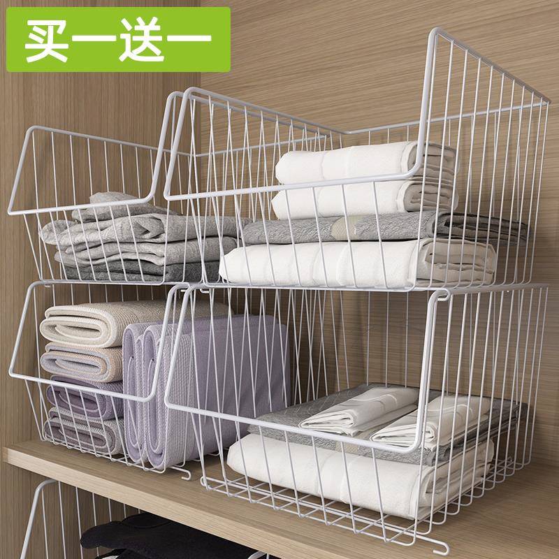 衣柜分隔板收纳架间宿房舍衣器衣服物置物架衣橱隔神断WBW隔层圣