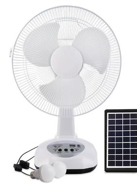 爆款寸源头工厂12太阳能风扇灯大风充力电风扇套装solarf带97323a