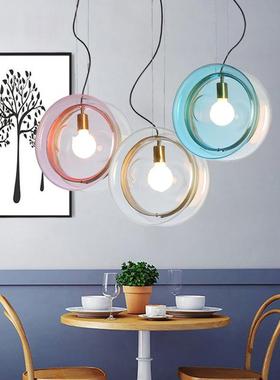 北马啡龙玻璃艺术吊灯后现代9471餐厅吧台服装店咖卡厅简约床欧头