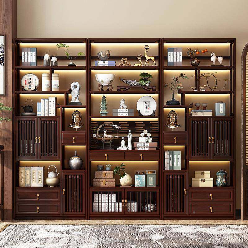 架博古实木宝新壶中式茶置物架子多见详情阁茶具客厅摆件茶叶展示