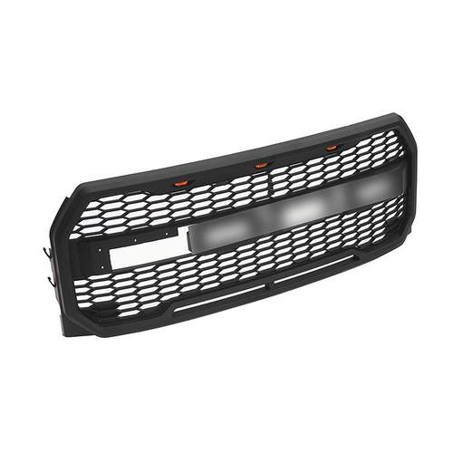 适用于15-17款F150中网改猛15-17-F11禽款F50皮中网黑装猛禽越野