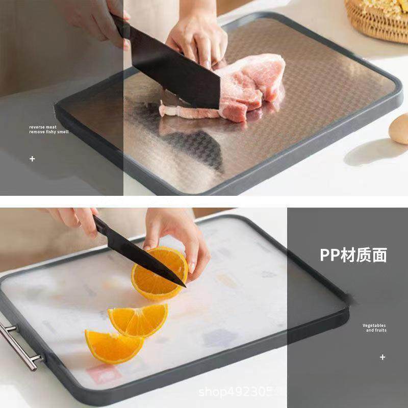 多菜板家用双面抗菌功能厨案不板锈钢切房水果宿舍厨ALc6ZBnP房辅