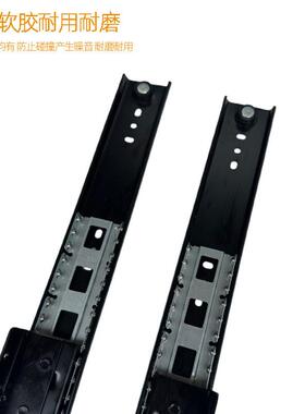 飘窗重伸255555缩轨道抽型式形延长导拉轨台面侧装推拉隐飘窗五金