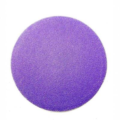 紫5VPO寸6瓷寸汽车干磨砂纸紫色纸基陶纸带磨料不孔