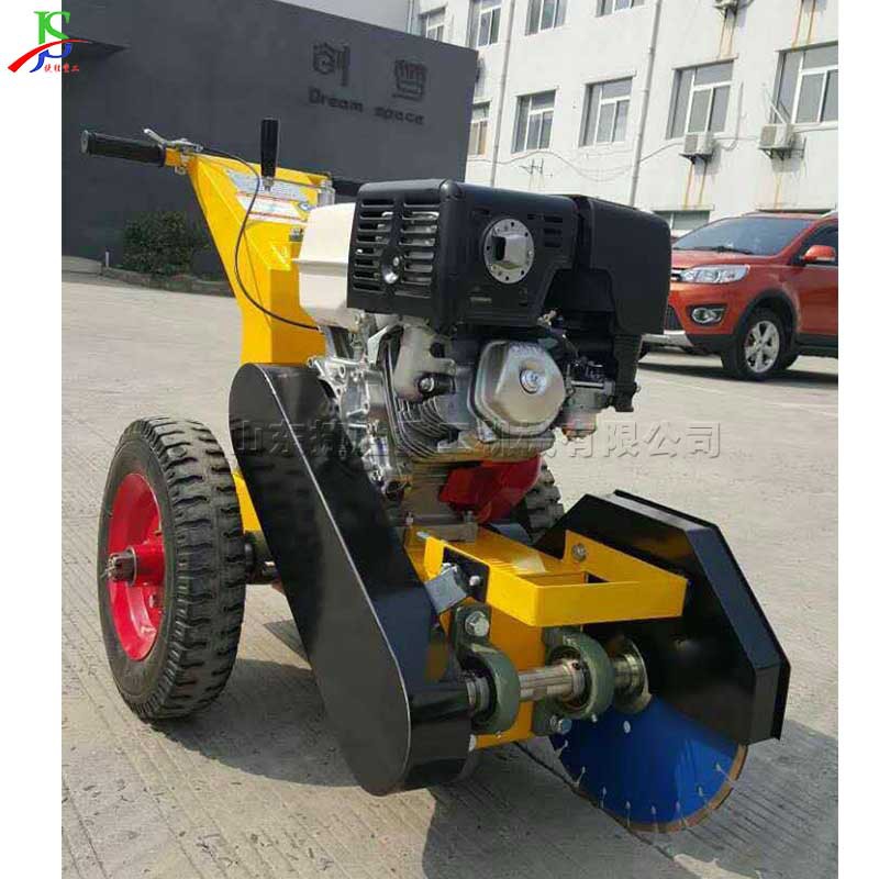 180型沥青路面开槽机 手推式公路路面切割机 沥青路面修补裂缝机
