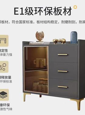 餐边柜现代简约客厅收纳柜储物柜家用酒OVQ柜物茶水柜厨置房碗落