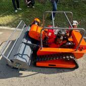 新款 柴油遥控刷割草机无电全封闭式 护罩机172680.2宽米度柴油割草