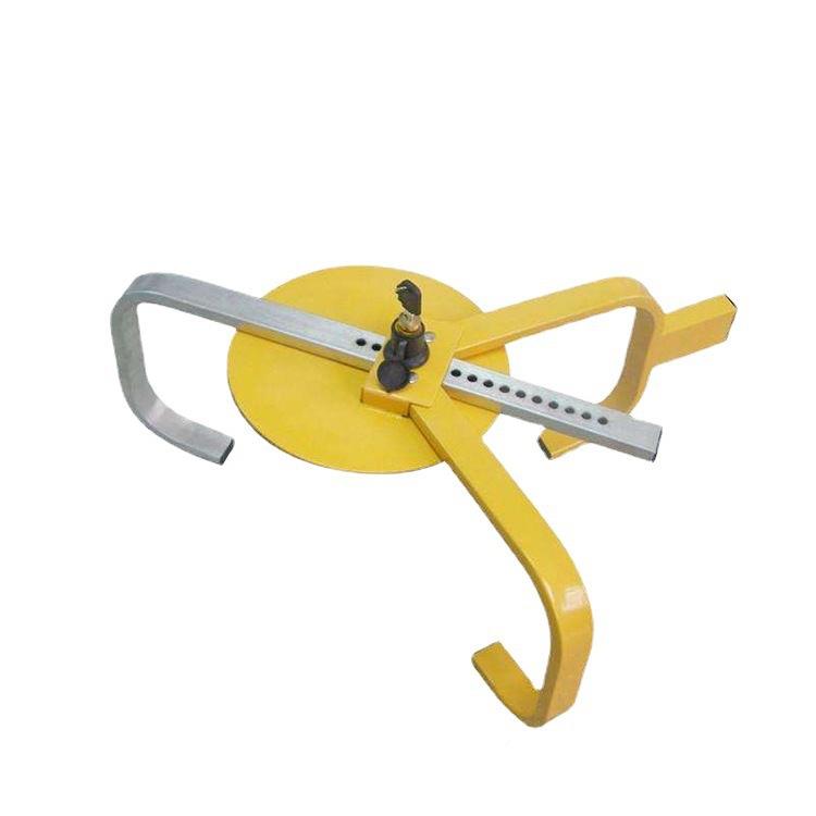 汽的车LSV轮/胎锁方便操作小三叉车轮锁轮胎汽车3锁.4kg防盗锁