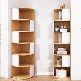 置家转角柜置物架拐角收纳边柜墙角简用约子柜储物柜靠墙OSR三角