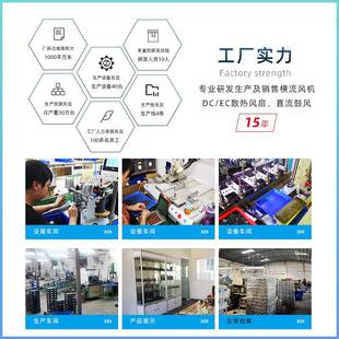 60mm横流风机交流35992电机贯流风风扇滚动承轴散热风排业设备工