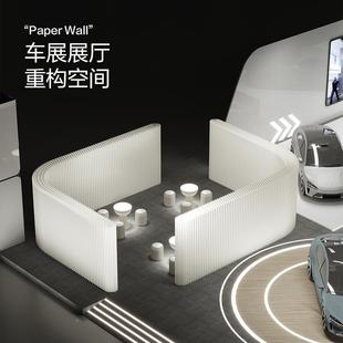 屏屏风隔墙活动36249婚礼店展厅服装风商用折叠移动纸屏风现断货