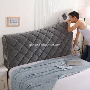 新款加棉床厚式头罩套全包通保护58801套欧软包防撞用床罩1.8