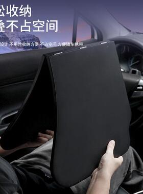 车载折叠小桌板支架汽方向盘餐桌电OQB车办脑公桌写字台旋转餐桌
