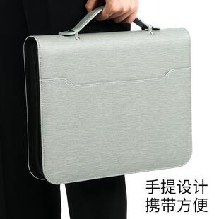 合同夹多功能A4文件夹简公文NAX约多功能夹凤包经理琴手提式销讲